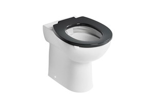 Venesta Washrooms Contour21+ Raised Height Back To Wall Rimless Wc S0440HY Thumbnail