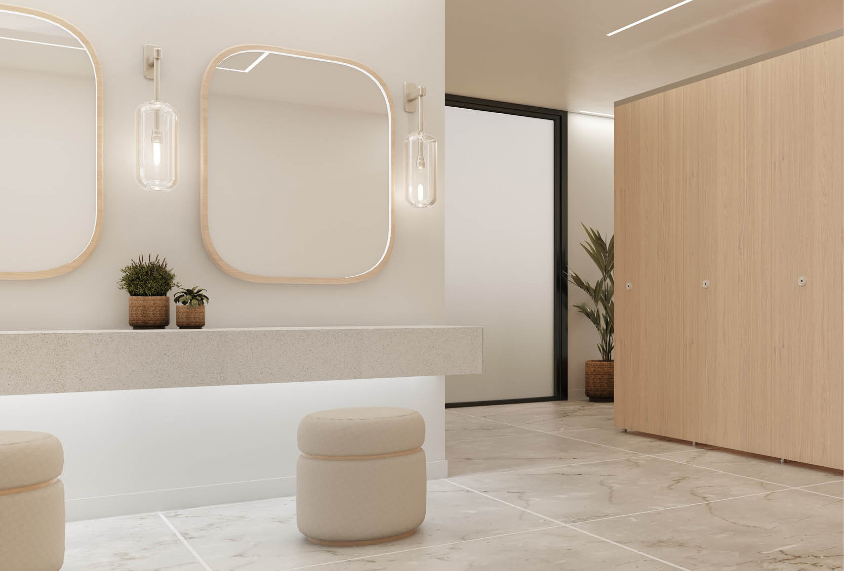 Quartz vanity units | Venesta Washrooms