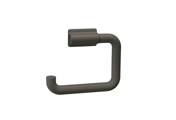 Dark Grey single toilet roll holder | Venesta Washrooms