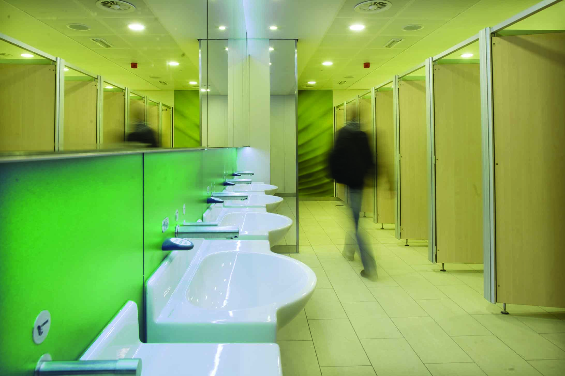 London Stansted Airport Venesta Washrooms