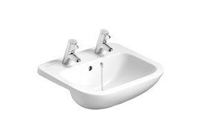 Venesta Washrooms Profile21 500Mm Semi Recessed Basin S249401 Thumbnail