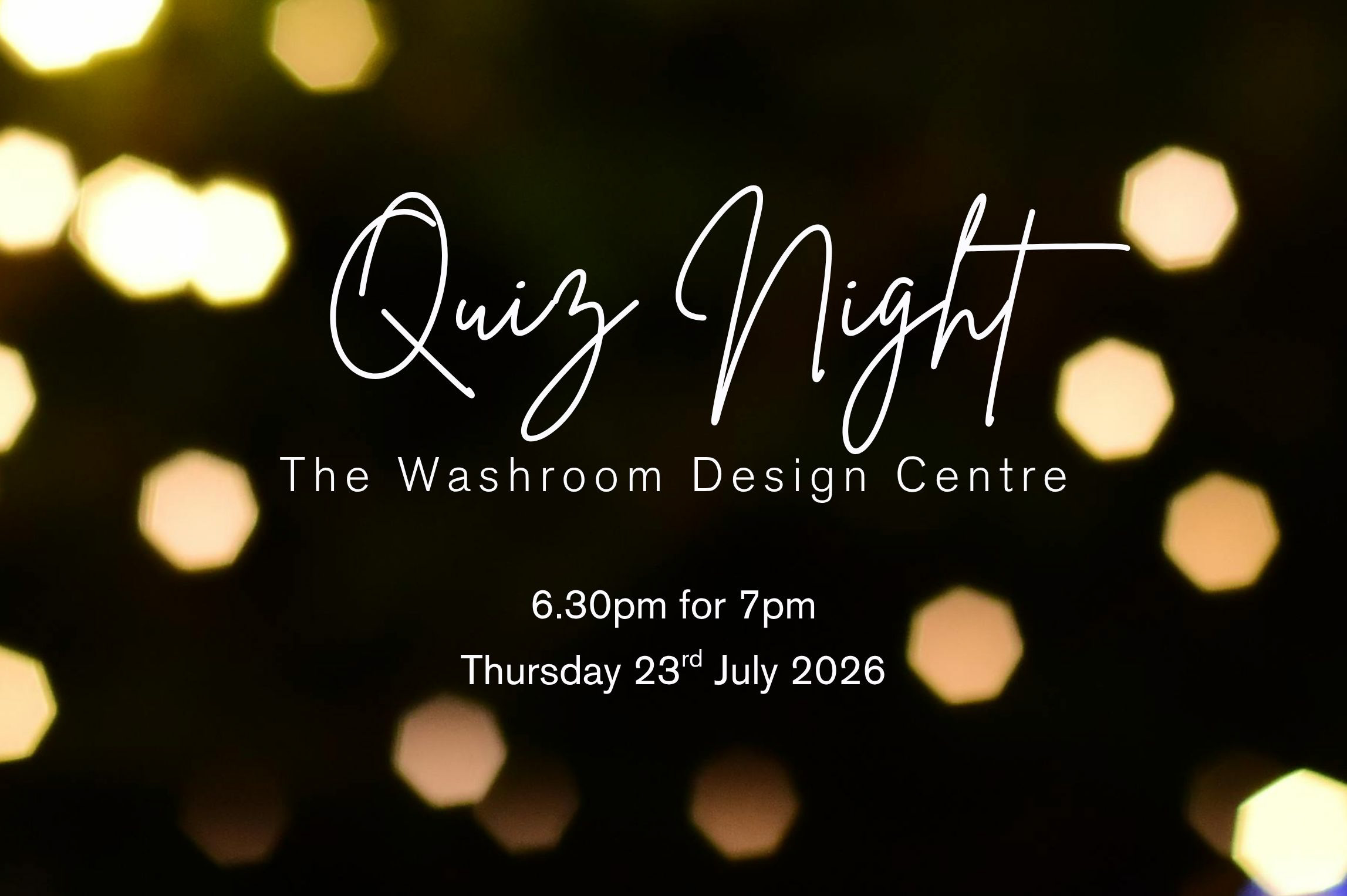 Venesta Washroom Design Centre Quiz Night