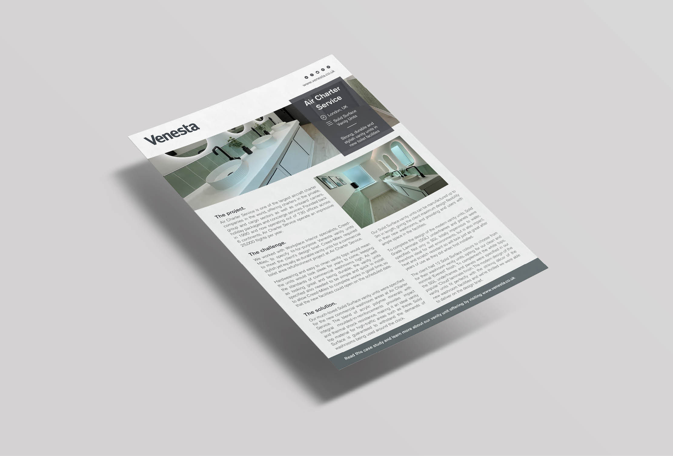 Venesta Washrooms Case Study Air Charter Service Pdf
